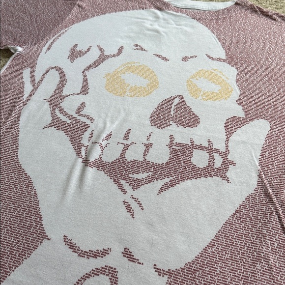 Litographs | Shakespeare Hamlet Hand Pressed Design 1 Brick Red | Size M - Picture 2 of 6